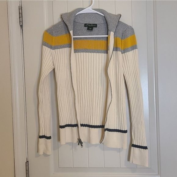 EDDIE BAUER Zipup Sweater, Size Medium - Picture 1 of 6